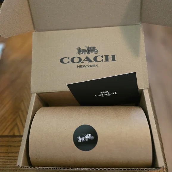 Coach Coachtopia Black Cherry Keychain / Bag Charm - Picture 2 of 11